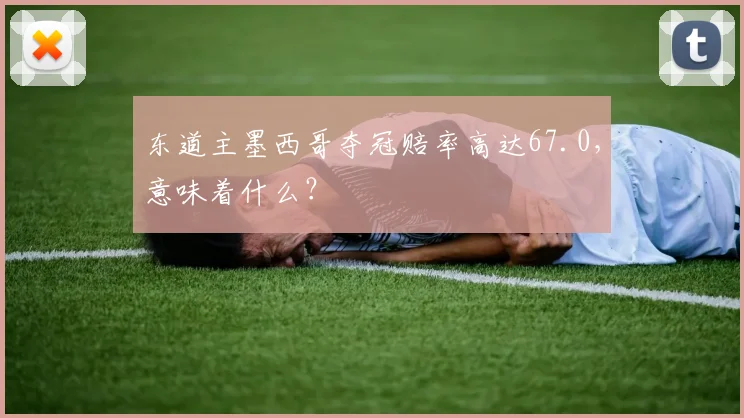 东道主墨西哥夺冠赔率高达67.0，意味着什么？